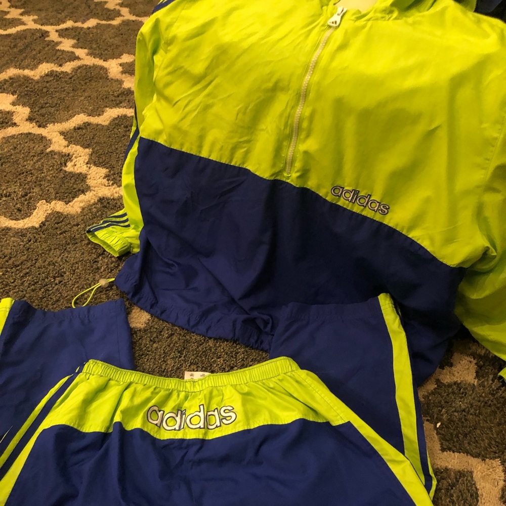 Adidas matching wind suit